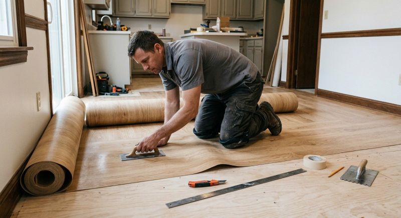 Sheet Flooring Installation in Mckinney, TX
