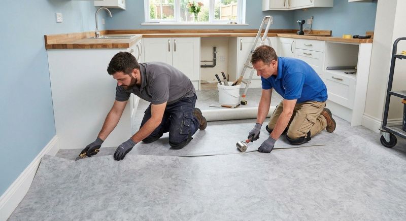 Sheet Linoleum Installation in Granbury, TX