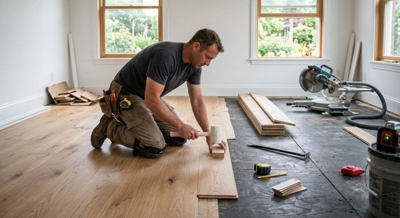 Hardwood Floor Installation in Manassas, VA