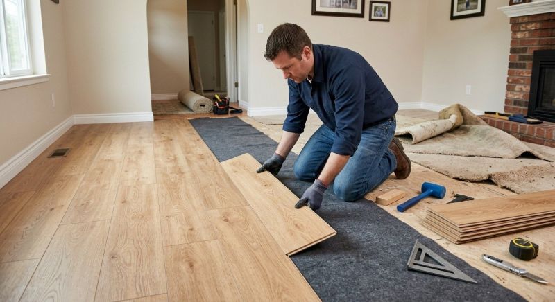 Laminate Floor Remodeling in Loudoun County, VA