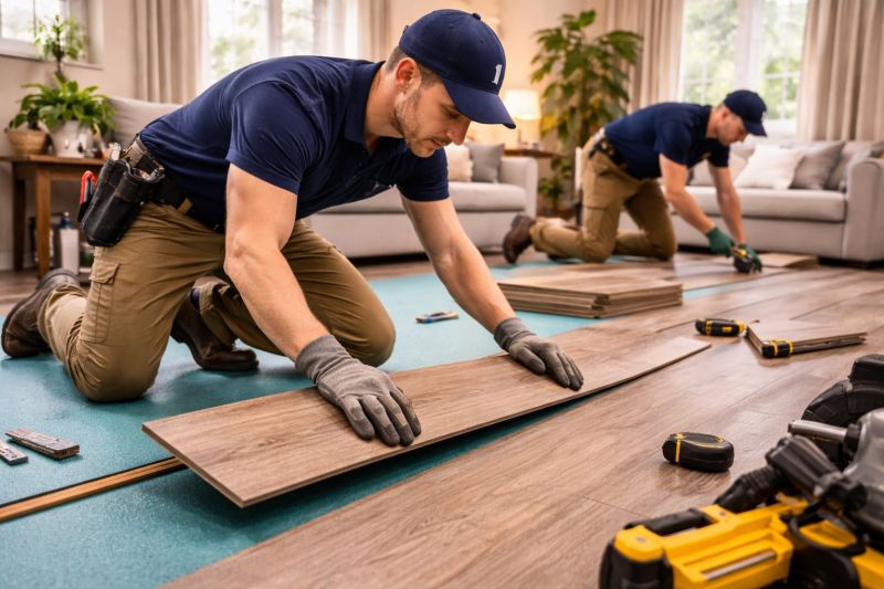 Laminate Floor Replacement in Greensboro, NC