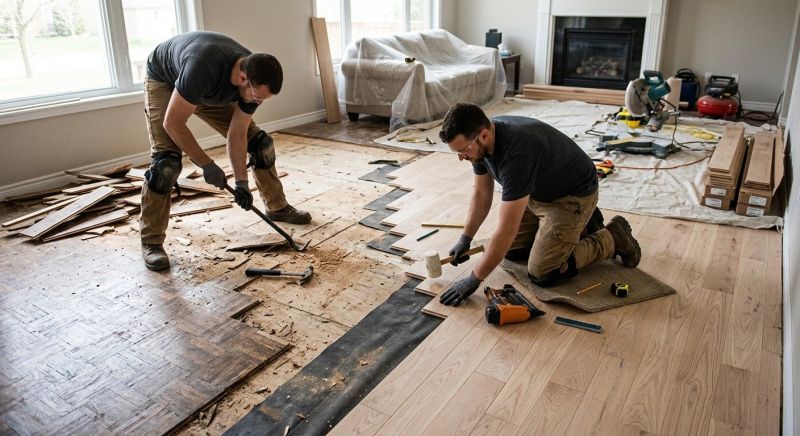 Oak Floor Replacement in Austin, TX