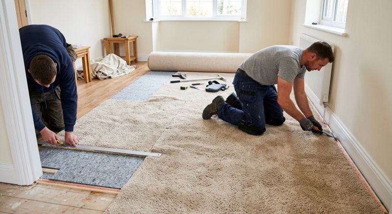 Plush Carpet Installation in Monmouth County, NJ