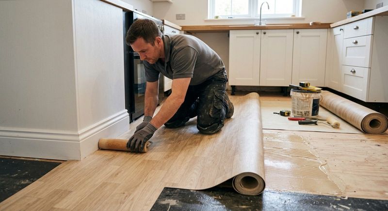 Sheet Linoleum Installation in Chandler, AZ