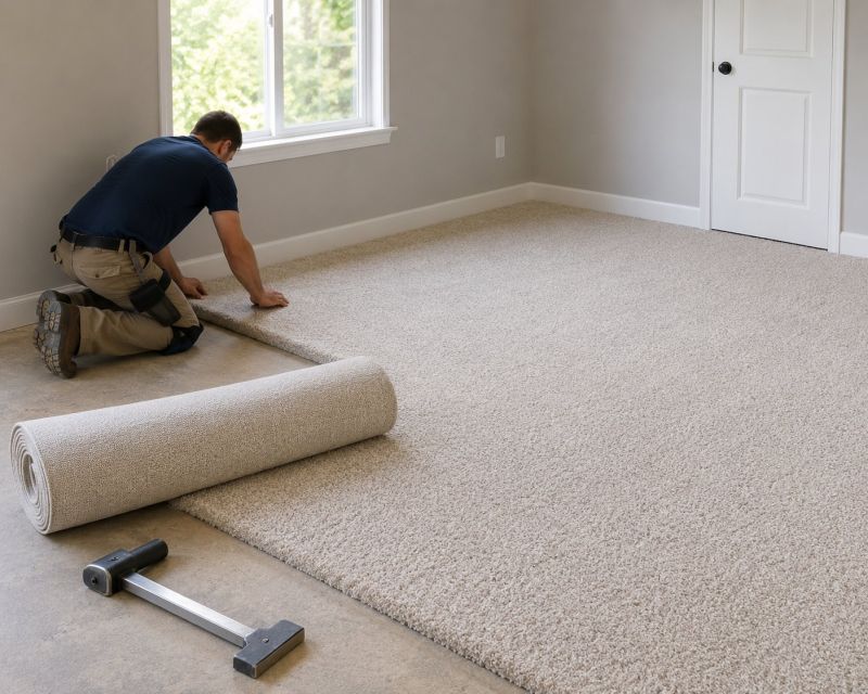 Textured Carpet Installation in Monmouth County, NJ