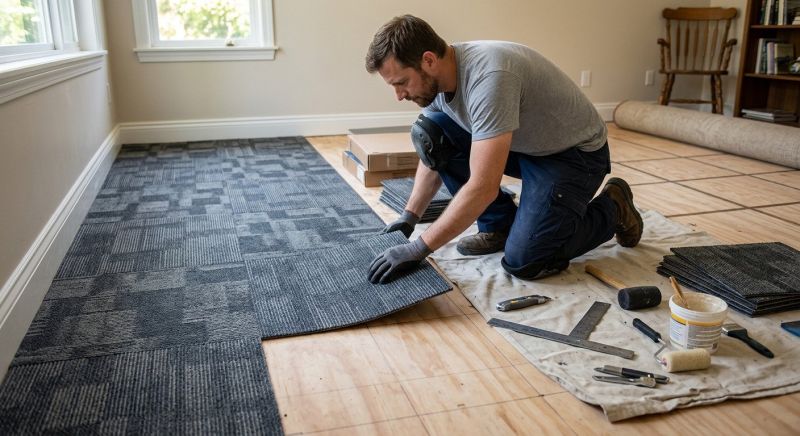 Textured Carpet Installation in Monmouth County, NJ