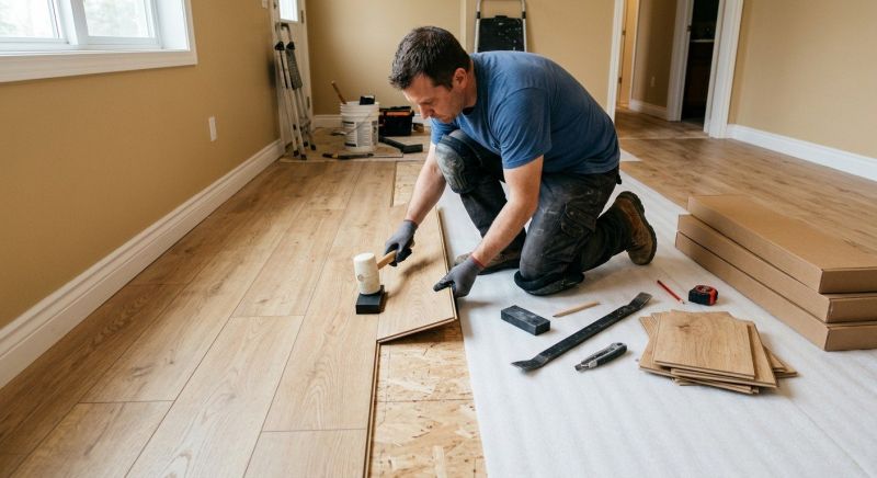 Wood Laminate Installation in Loudoun County, VA