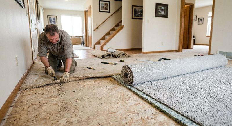 Wool Carpet Installation in Monmouth County, NJ